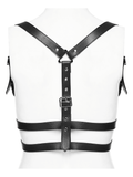 Modifiable Punk PU Leather Y-Shaped Shoulder Straps