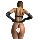 Multicolor Erotic Women's Lingerie / Sexy Female Bra Sets / Intimate Mesh Outfits - EVE's SECRETS