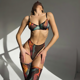 Multicolor Erotic Women's Lingerie / Sexy Female Bra Sets / Intimate Mesh Outfits - EVE's SECRETS