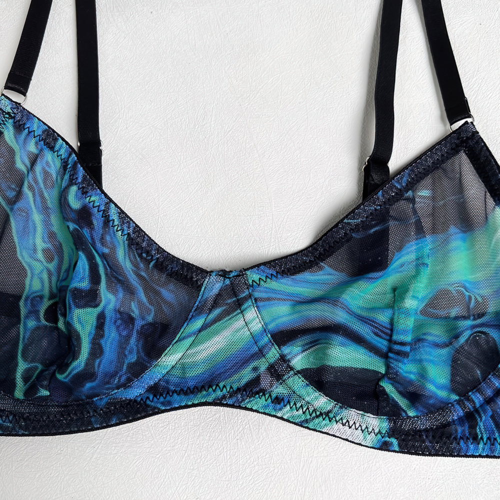 Multicolor Erotic Women's Lingerie / Sexy Female Bra Sets / Intimate Mesh Outfits - EVE's SECRETS