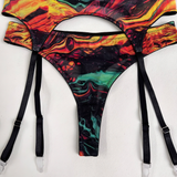 Multicolor Erotic Women's Lingerie / Sexy Female Bra Sets / Intimate Mesh Outfits - EVE's SECRETS