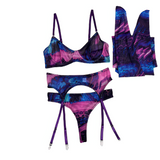 Multicolor Erotic Women's Lingerie / Sexy Female Bra Sets / Intimate Mesh Outfits - EVE's SECRETS