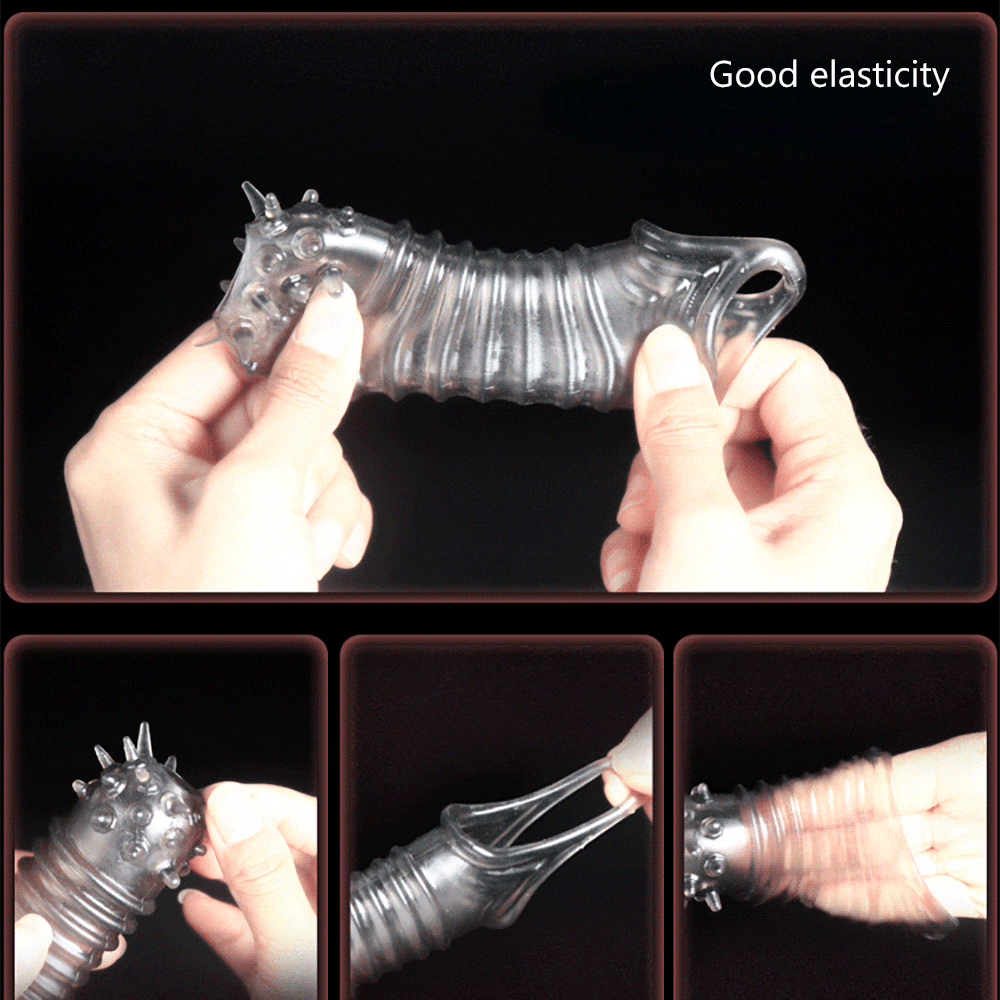 Penis Enlargement Sleeve Cock Rings / Erotic Sex Toys For Men / Adult Enlargement Glans - EVE's SECRETS
