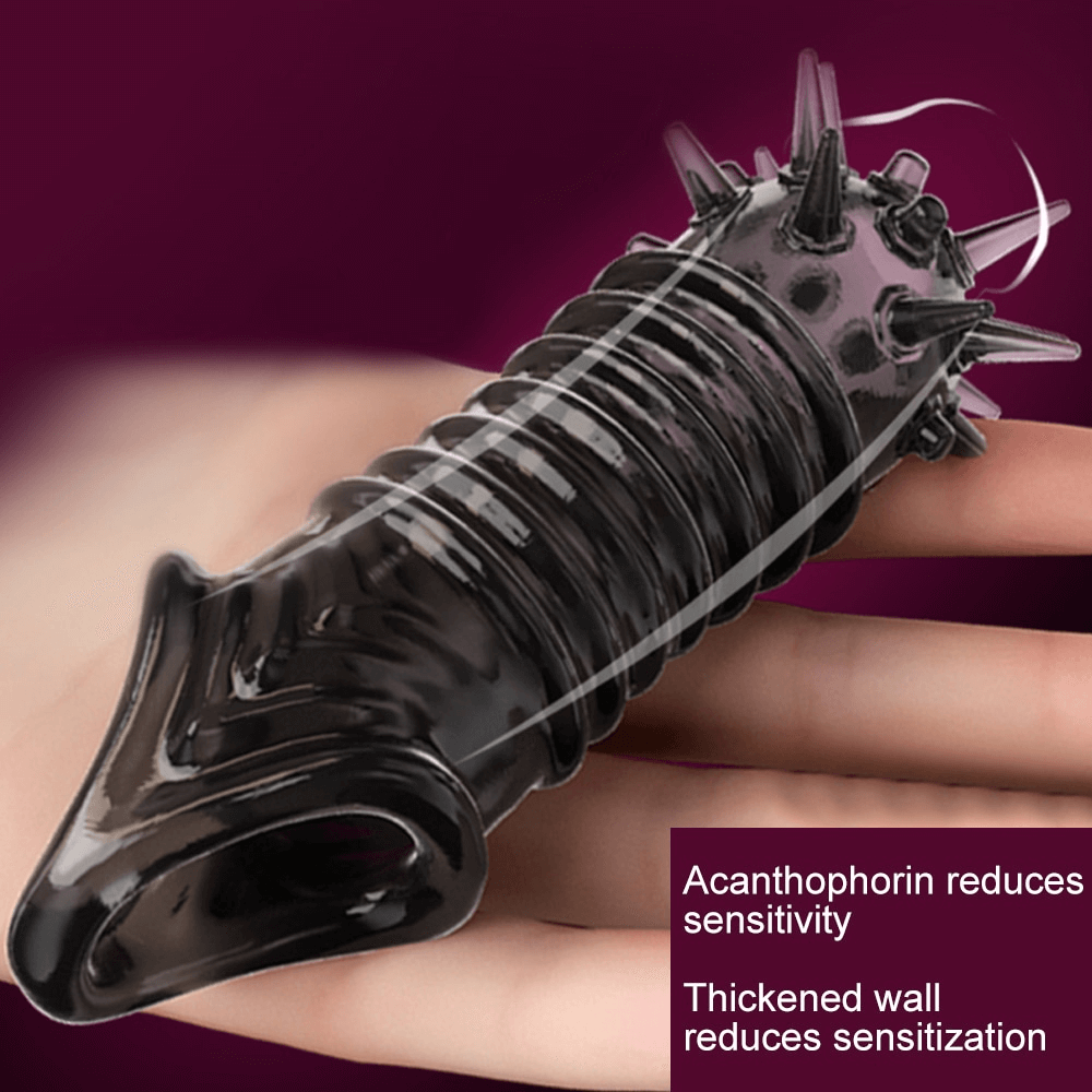 Penis Enlargement Sleeve Cock Rings / Erotic Sex Toys For Men / Adult Enlargement Glans - EVE's SECRETS