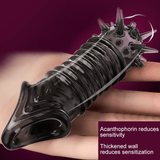 Penis Enlargement Sleeve Cock Rings / Erotic Sex Toys For Men / Adult Enlargement Glans - EVE's SECRETS