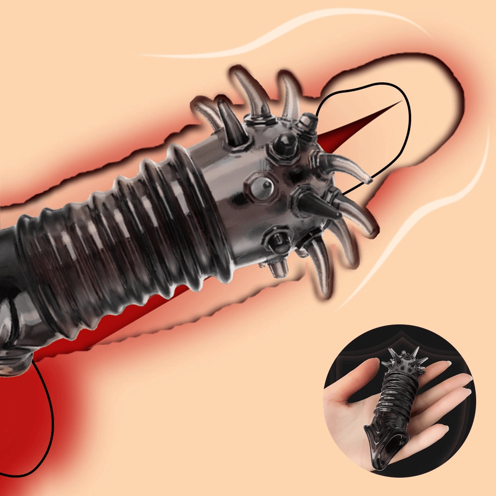 Penis Enlargement Sleeve Cock Rings / Erotic Sex Toys For Men / Adult Enlargement Glans - EVE's SECRETS