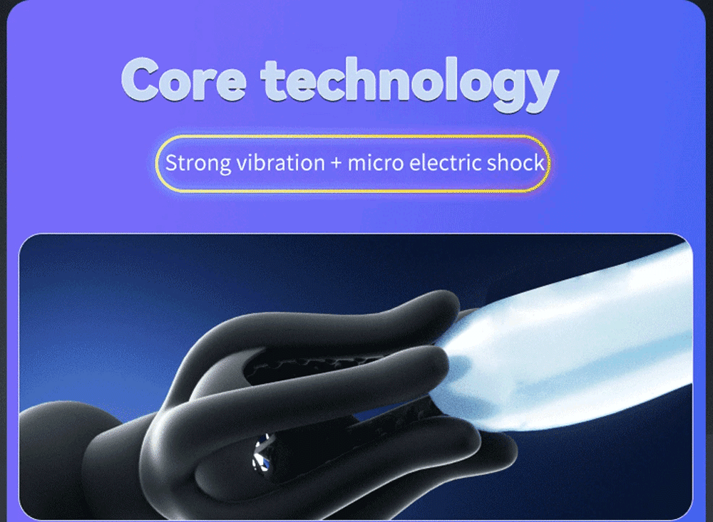 Penis Silicone Massager / Male Masturbator for Glans