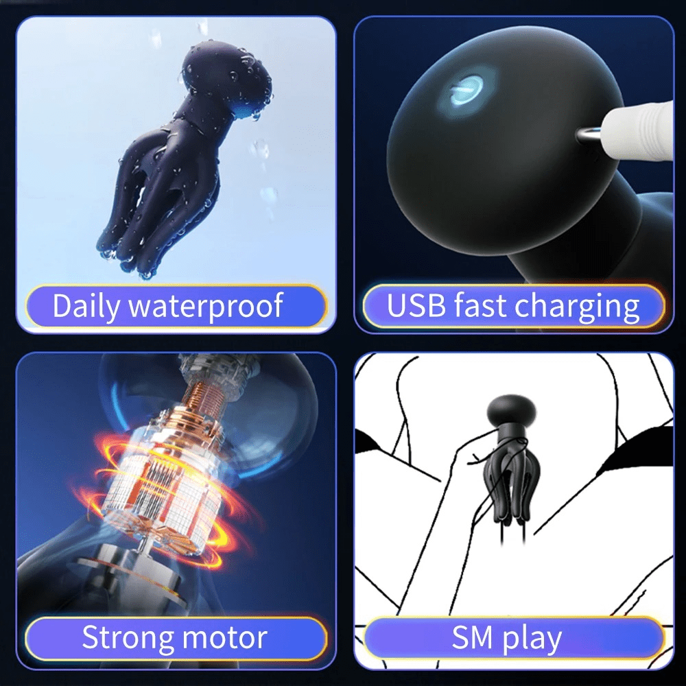 Penis Silicone Massager / Male Masturbator for Glans