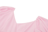 Pink Dress with Elegant Lace Details for Women