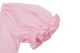Pink Dress with Elegant Lace Details for Women