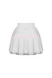 Pleated Mini Skirt with Pink Bows - Sweet Lolita Style