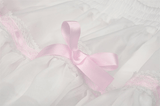 Pleated Mini Skirt with Pink Bows - Sweet Lolita Style