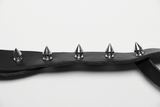 Punk Gothic Sexy Halter Harness with Spikes and Chain Details