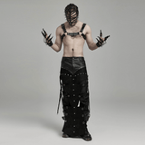 Punk Harness With Roller Loop and Adjustable Straps
