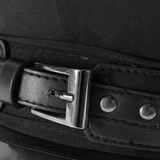 Punk Military Cap with Spikes and PU Leather Straps