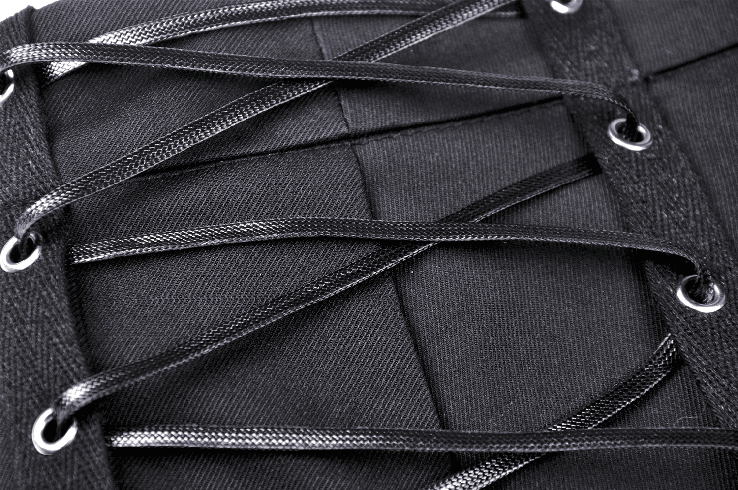 Punk Pleated Mini Skirt with Pocket and Leg Strap