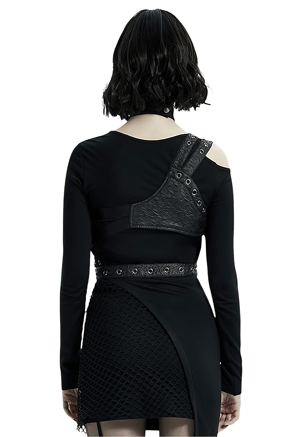 Punk Shoulder Harness Featuring Metal Embellishments