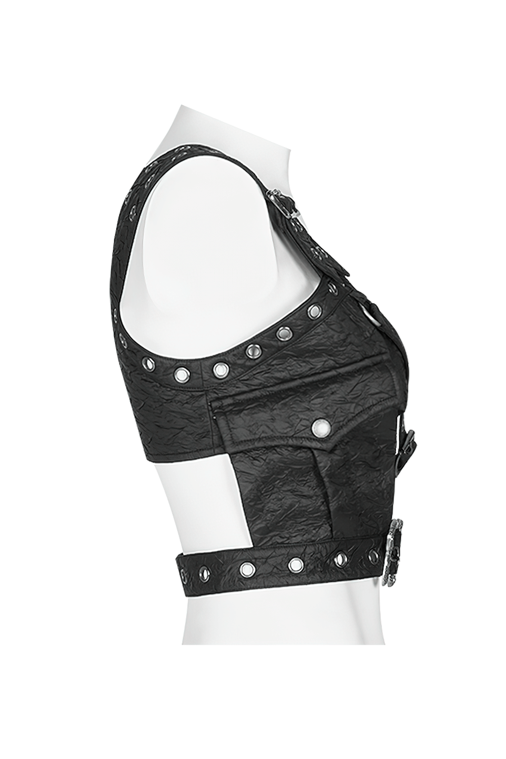 Punk Shoulder Harness Featuring Metal Embellishments