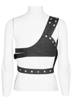 Punk Shoulder Harness Featuring Metal Embellishments