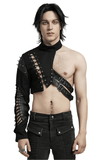 Punk Single-Arm Harness - Draped Asymmetric Style
