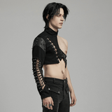 Punk Single-Arm Harness - Draped Asymmetric Style