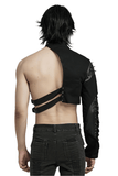 Punk Single-Arm Harness - Draped Asymmetric Style