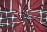 Punk-Styled Red Plaid Short Dress for Fashion Flair