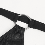 Punk Two-Piece Lingerie with Chains / Ladies Hollow Bikini