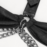 Punk Two-Piece Lingerie with Chains / Ladies Hollow Bikini