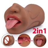 Realistic Bilateral Male Masturbator / Blowjob Sex Toys / Vagina Simulator For Men - EVE's SECRETS