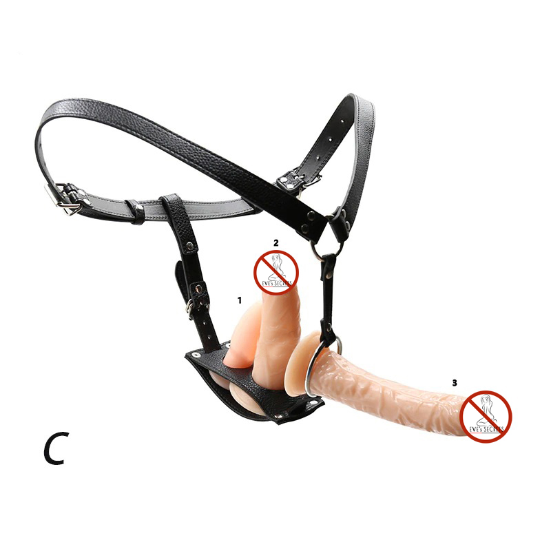 Triple Penetration Strap-on Harness Kit with Realistic Dildos - EVE's SECRETS