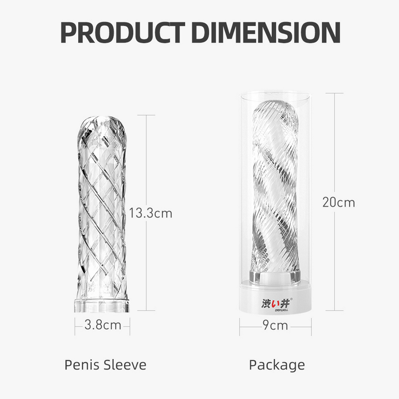 Reusable Condoms With Spikes / Extender Enlargement Sleeve For Penis - EVE's SECRETS