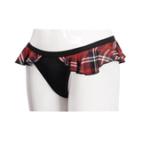 Ruffled Scottish Check Swim Panties: Women's Sexy Style