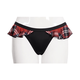Ruffled Scottish Check Swim Panties: Women's Sexy Style