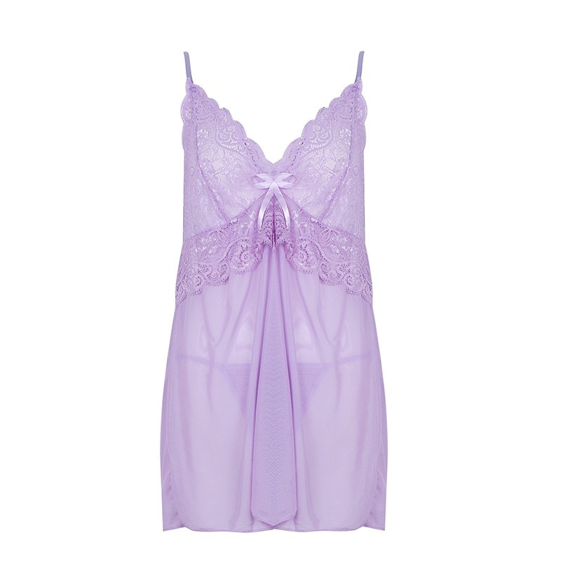 Seductive Chemises for Erotic Nights / Sexy Babydolls Deep V-Neck / Women's Intimate Apparel - EVE's SECRETS