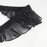 Seductive Hollow Out Lingerie Dress / Black Gothic Dress