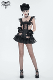 Seductive Hollow Out Lingerie Dress / Black Gothic Dress