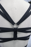 Seductive Lace Chest Harness / Vintage Gothic Bodywear