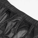 Seductive Sheer Men's Briefs / Black Elastic Boxers