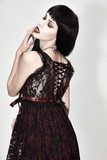 Sensual Lace Nightwear / Gothic Dress with Back Lacing