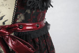 Sensual Lace Nightwear / Gothic Dress with Back Lacing