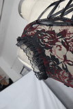 Sensual Lace Nightwear / Gothic Dress with Back Lacing