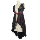 Sensual Lace Nightwear / Gothic Dress with Back Lacing