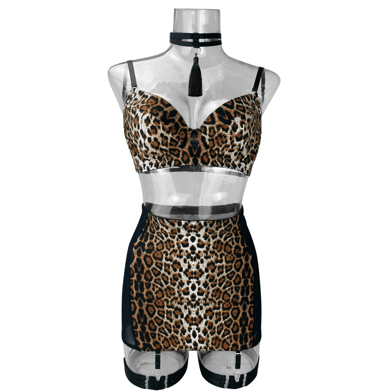 Sexy Bras for Women / Lingerie Sets with Collar / Female Erotic Underwear - EVE's SECRETS