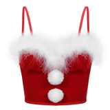Sexy Christmas Costume / Red Mini Skirt and Top Erotic Santa Set - EVE's SECRETS