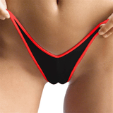 Maillot de bain bikini sexy en forme de V pour femme / Culotte de lingerie féminine à petit contraste Triagle
