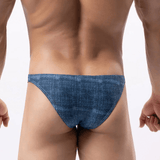Sexy Men's Blue Swim Thong - Chlorine Resistant, UV Protect - EVE's SECRETS