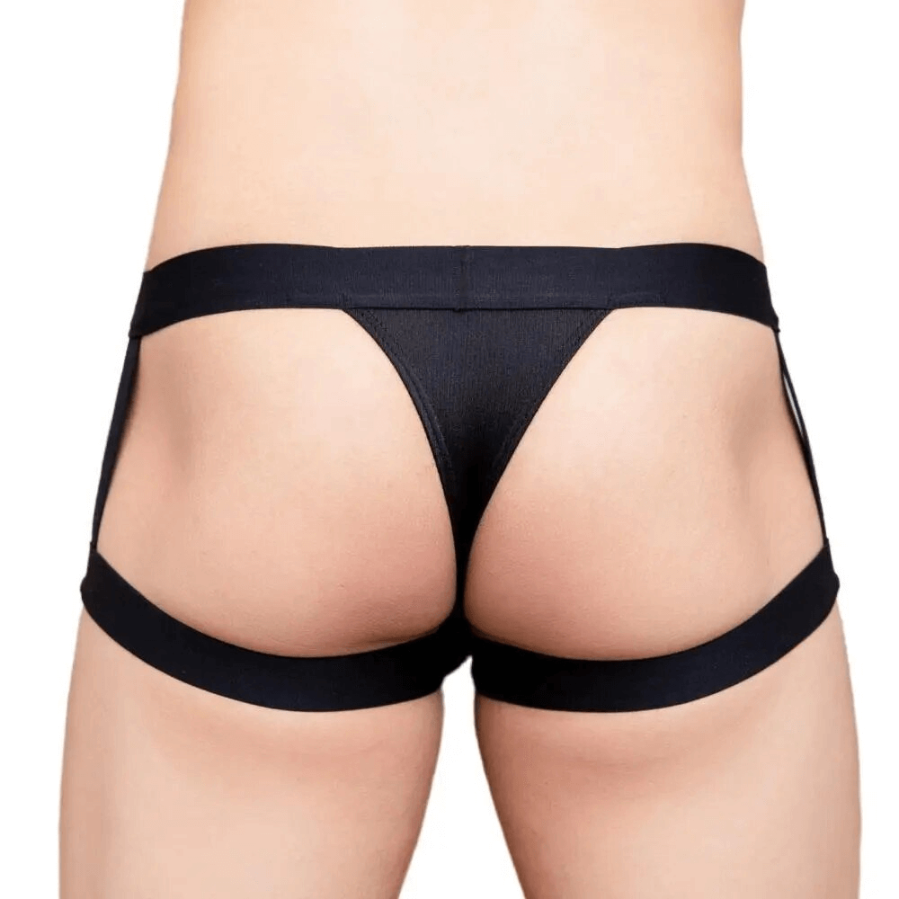 Sexy Men's Low-Rise Briefs / Erotic Male Underwear with Leg Rings - EVE's SECRETS