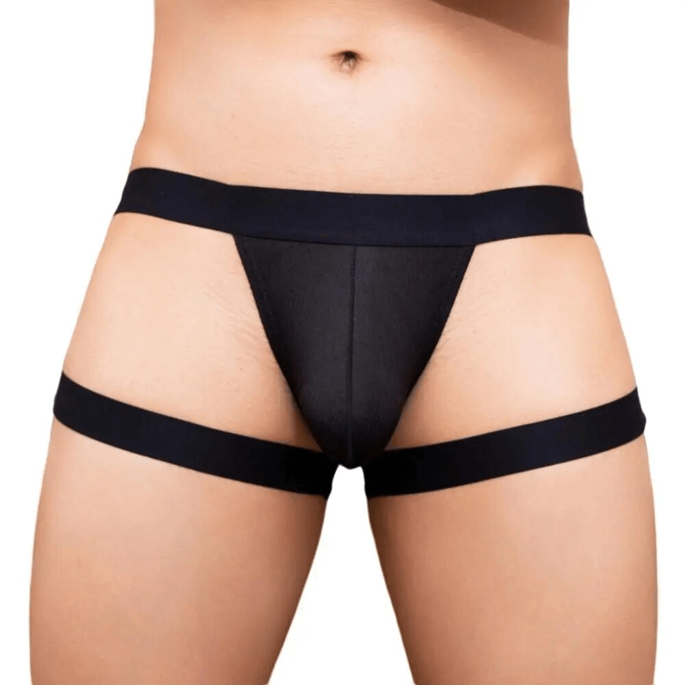 Sexy Men's Low-Rise Briefs / Erotic Male Underwear with Leg Rings - EVE's SECRETS