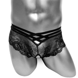 Sexy Men's Transparent Panties With Open Crotch / Erotic Male Lace Underwear - EVE's SECRETS